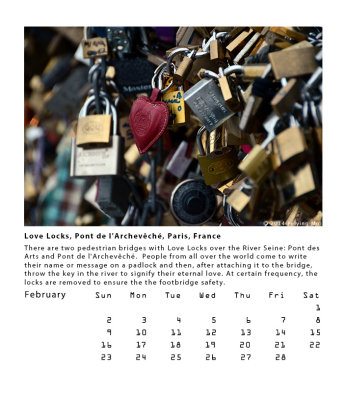 Love Locks, Paris, France