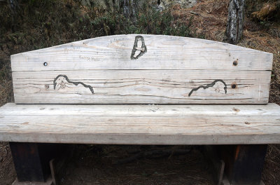 Bench with interesting touch