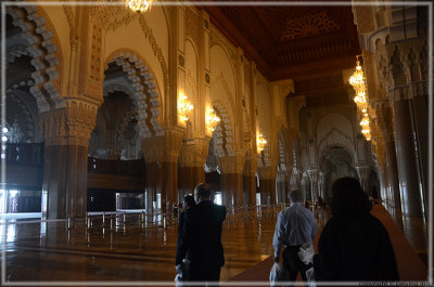 inside the mosque is an open area