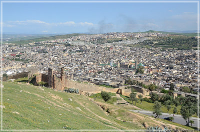 view from Borj Nord, just outside the old city of Fez