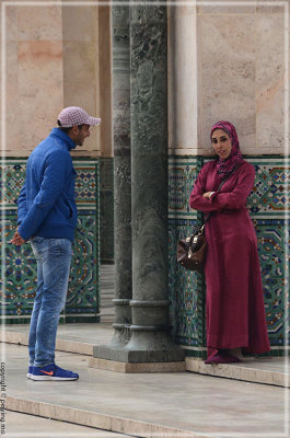 Flirt: In Casablanca at Hassan 2 mosque