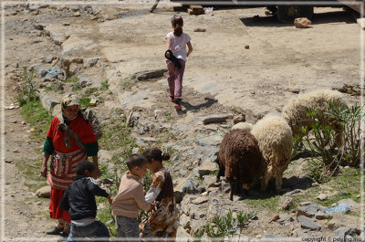 Berber villagers