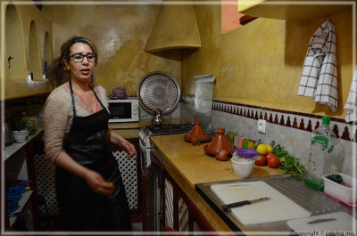 Karima, our instructor, is the chef at this riad