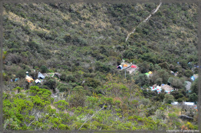 Our camp site is in sight at Pacaymayo