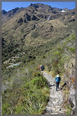 With snowpack, waterfall, and campground behind us, we are heading up again