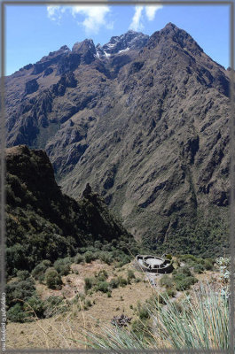 Inca ruin at Runkurakay