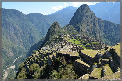 Machu Picchu and Urubamba River