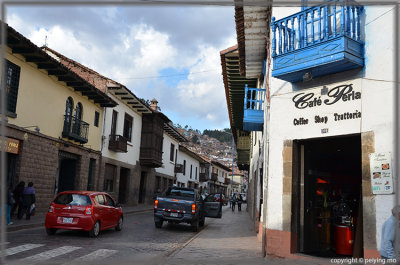Typical street at Cusco