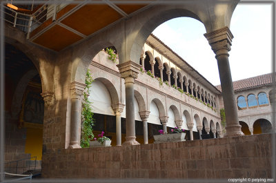 Walking toward's the Temple of the Sun