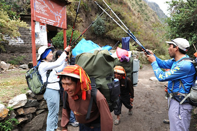 Saluting to our hardworking porters