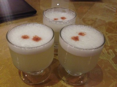 Pisco Sour is the national drink