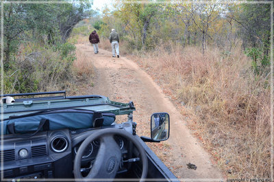 The tracker and ranger leave us behind and take off (bio break?)