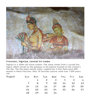 Fresco at Sigiriya