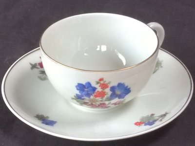 Small Antique Tea Cup and Saucer