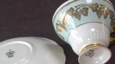 Antique Tea Cup & Saucer - Markings