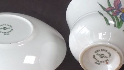 Antique Tea Cup & Saucer - Markings