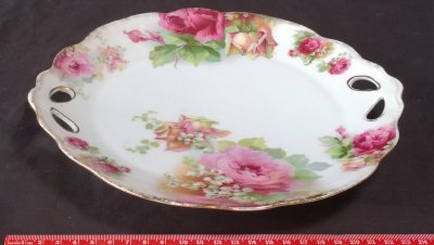 Antique Pierced China Plate