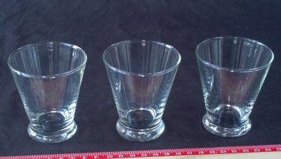 Antique Barware - 3 Cordial Glasses