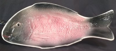 18 x 6 Fish Serving Platter - Red