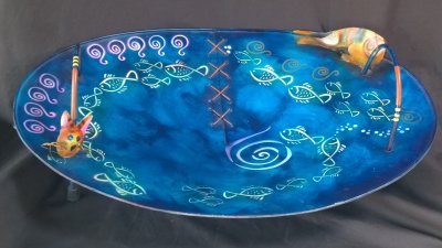 Artistic Serving Tray or Platter
