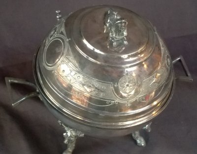 Antique Sterling Butter Keeper - Alternate View