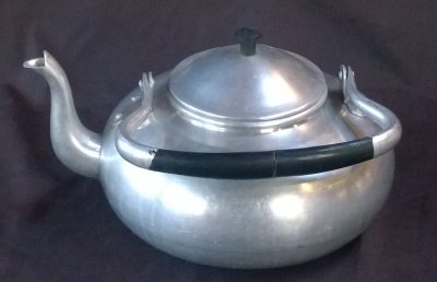 Vintage Aluminum Tea Pot