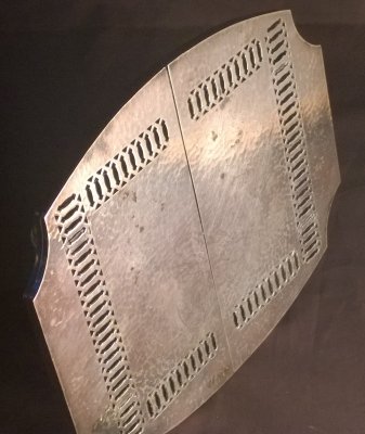 Sterling Expandable Hot Plate / Trivet - Hand Hammered