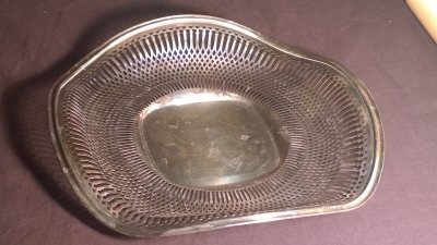 Sterling Silver Pierced Platter