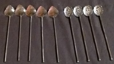 Vintage Sterling Silver Swizzle Sticks