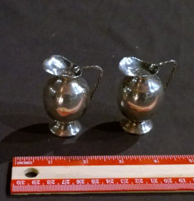 Antique Sterling Salt & Pepper Shakers
