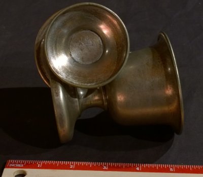Antique Pewter Cups - JG Federal