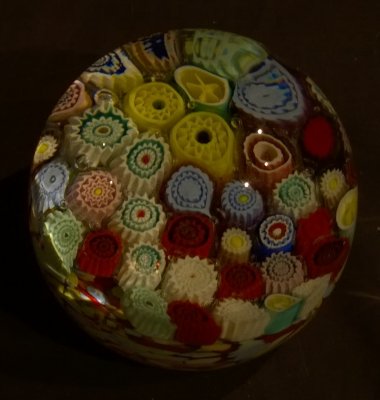 Italian Murano Paperweight - Mille Flore