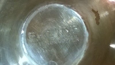 Silver on Copper Bud Vase - B of E NYC