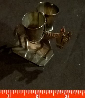 Mexican Silver Donkey - Tootpick Holder