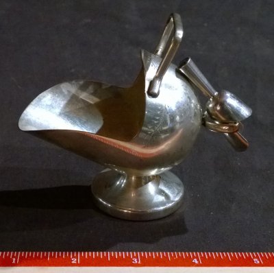 Small Silver Sugar Bowl w/ Scoop