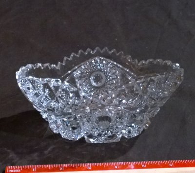Molded Glass Serving Dish