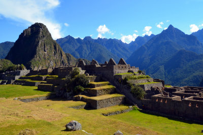 Square, Industrial Zone; Huayna Picchu to the left