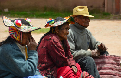 Old People - Llachn Village, Titicaca Lake