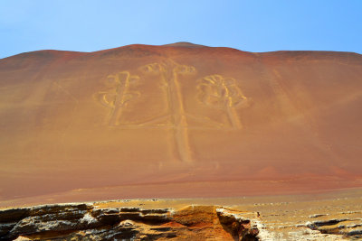'El Candelabro', Prehistoric Geoglyph, Paracas