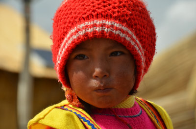 Boy - Uros Floating Islands, Lake Titicaca