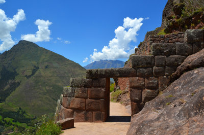 Gate - Archeological Inca Site of Pisaq