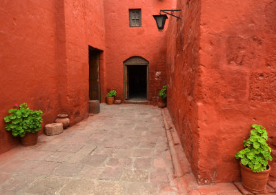 In Red - Monastery of St. Catherine, Arequipa