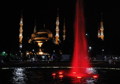 Sultan Ahmed (Blue) Mosque by Night