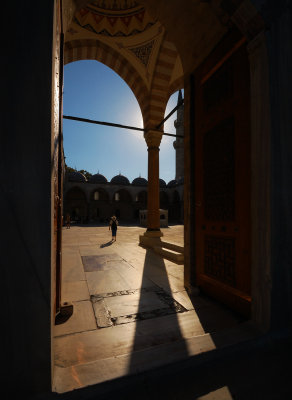Entrance to Sleymaniye Mosque