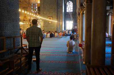Prayers Inside the New Mosque (Yeni Cami) 