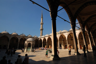 Arcade and Courtyard - Sultan Ahmed (Blue) Mosque