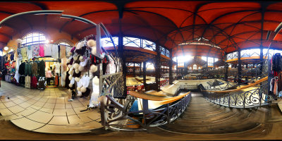 Central market panorama, Budapest