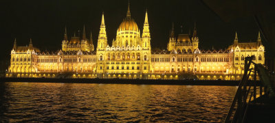 Parliament at night, Budapest