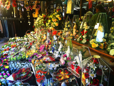 artificial flowers, Kalocsa, Hungary