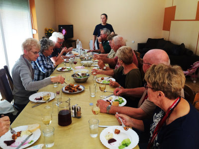 Family visit in Osijek, Croatia